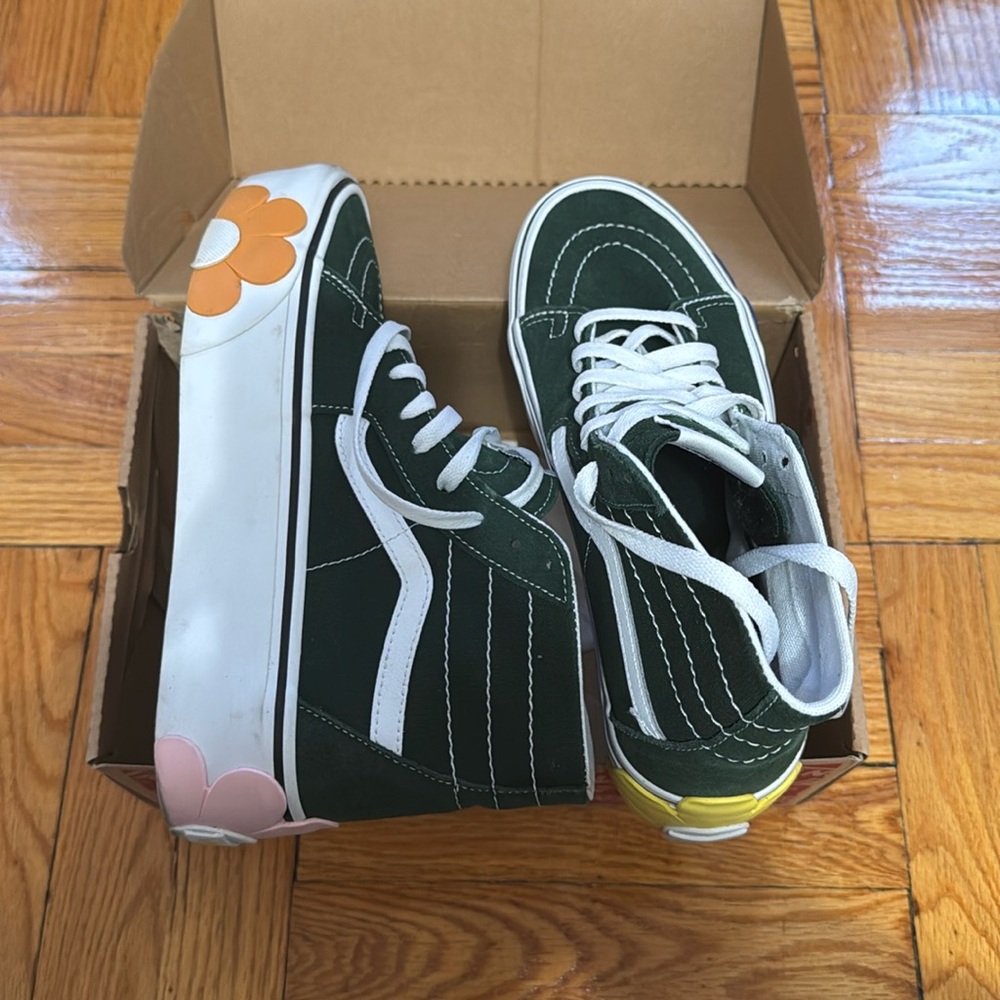 Vans floral platform sneakers